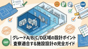 グレードA/B/C/D区域の設計ポイント│査察適合する施設設計の完全ガイド 1