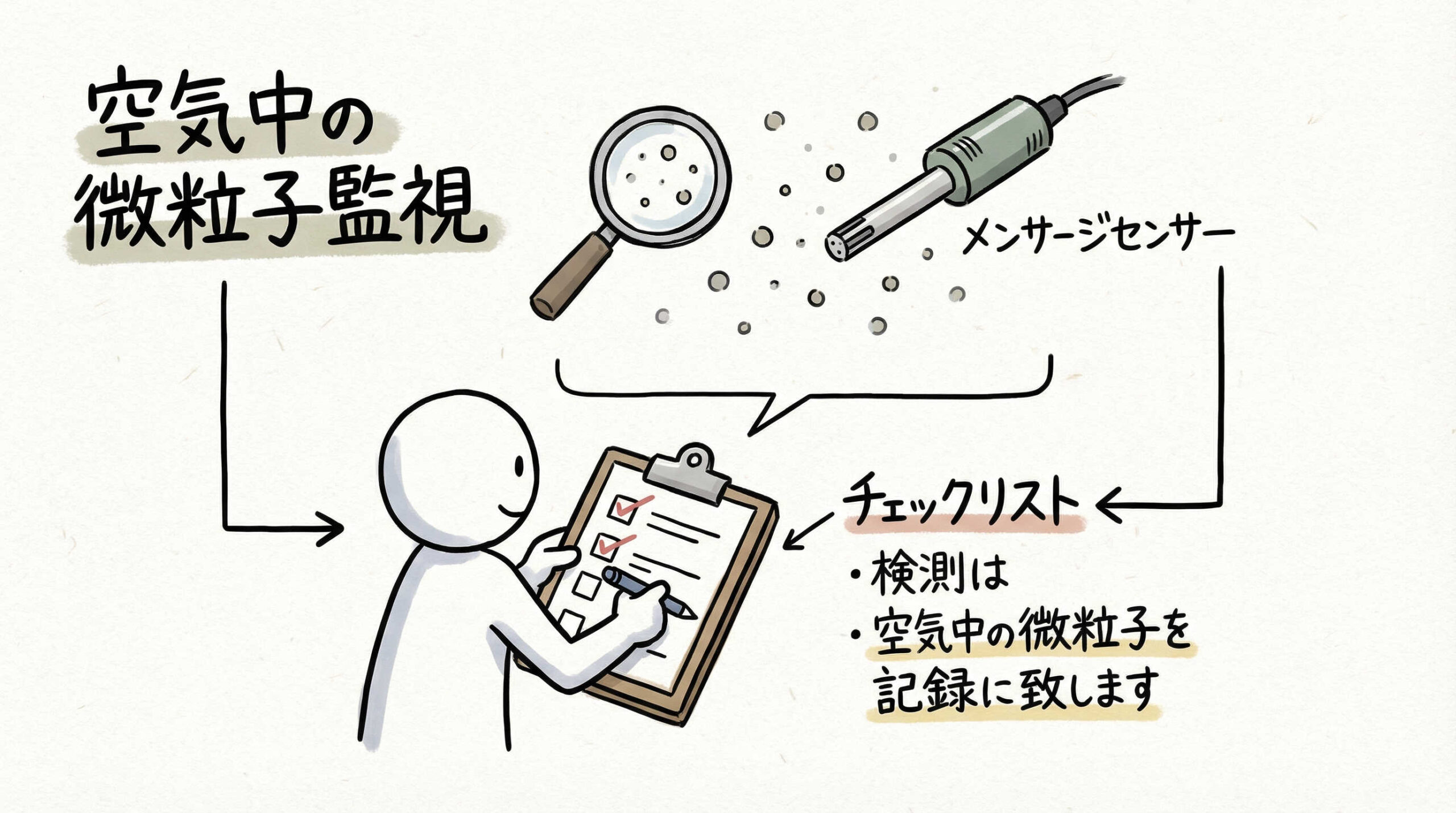 適合性確認のための環境モニタリングと清浄度測定方法